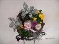 リースの寄せ植え