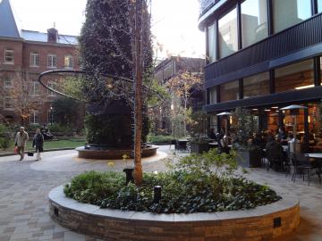 �J�t�F�̊O�̃X�g�[�u