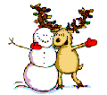 snowman&reindeer