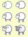 How to draw sheep r̕`